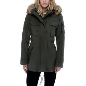NWT S13 Military faux fur jacket